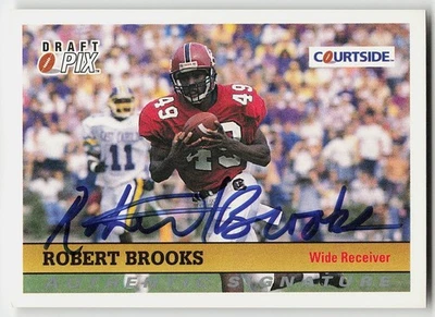 1992 Courtside Draft Pix #123 Robert Brooks FOOTBALL South Carolina Gamecocks - Image 1 of 2