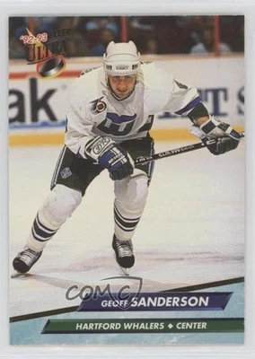 1992-93 Fleer Ultra Geoff Sanderson #75 - Image 1 of 2