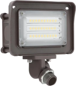 DAKASON 30W LED Flood Light Outdoor, Dusk-to-Dawn 1 Pack, Bronze-Grey - Picture 1 of 7
