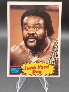 Topps WWF #4 1985 Junkyard Dog - Imagen 1 de 2