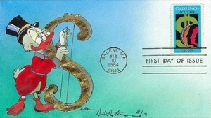 Peterman Pintado a Mano Tío Scrooge, Credit Union Sc. #2075 Primer Día - Imagen 1 de 1