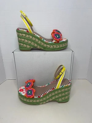 Sandalias de cuña Betsey Johnson Marabela plataforma para mujer | Multicolor | Talla 9,5 - Imagen 1 de 4