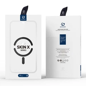 Etui Dux Ducis Skin X Pro na iPhone 15 z MagSafe i klapką - czarne - Zdjęcie 1 z 12