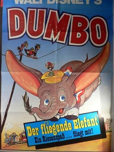 Dumbo - der fliegende Elefant - Filmposter A1 84x60cm gefaltet-G1 - Picture 1 of 1