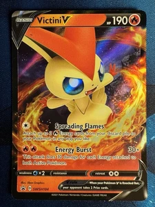 Pokémon TCG Victini V Sword & Shield SWSH104 Promo Card NM - Picture 1 of 2