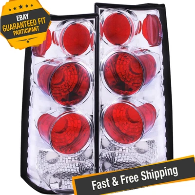 Luzes traseiras Euro cromadas/vermelhas Anzo 211088 para 2003-2017 Chevy Express 3500 - Imagem 1 de 4