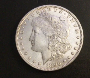 1896 DLPL Morgan Silver Dollar. Seltene Auswahl Edelstein Stempelglanz Wunderschön! F30 - Bild 1 von 2