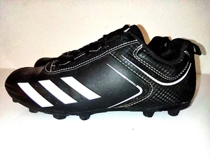 Adidas Rundown TPU Black Baseball Cleats Men's / Youth Size 6 ABBC21 - Picture 1 of 14