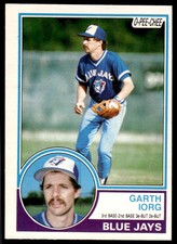 1983 O-Pee-Chee Garth Iorg Toronto Blue Jays #326