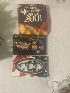 2001 50 States Commemorative Quarters: Platinum, Gold, D & P Edition 4 Coin Sets - Picture 1 of 1
