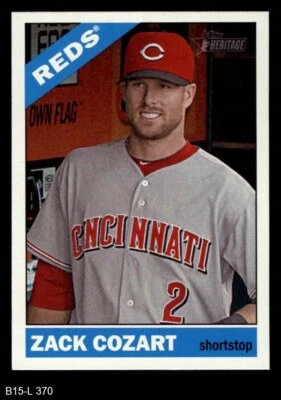 2015 Topps Heritage #370 Zack Cozart Reds 8 - NM/MT - Image 1 of 2