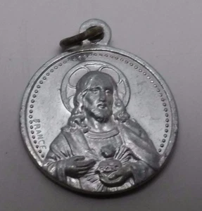 Religious Pendant Jesus Christ Charm France Virgo Carmelli - Picture 1 of 2