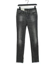 AllSaints Men's Jeans W 26 in Grey Cotton with Other Skinny