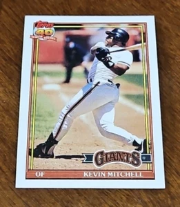 1991 Topps - #40 Kevin Mitchell - Picture 1 of 2