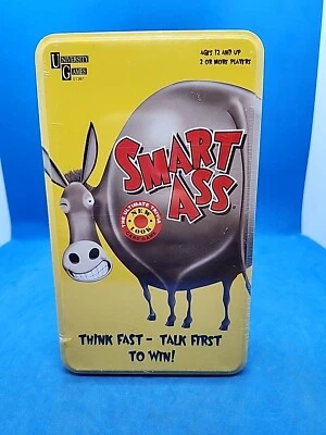 Smart Ass The Ultimate Trivia Card Game Ages 12+ NEW University Games 2+ Players - Image 1 of 4