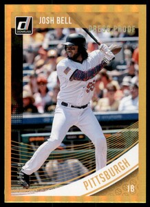 2018 Donruss Gold Press Proof #160 Josh Bell /99