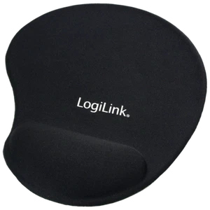 LogiLink Mauspad mit Silikon Gel Handauflage schwarz ID0027 - Bild 1 von 4