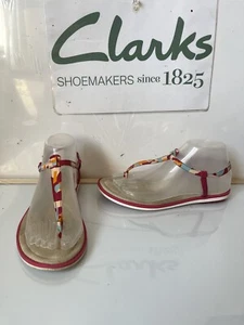 Clarks Flat Leather Sandals Size UK 5 EU 38 ,. - Picture 1 of 9