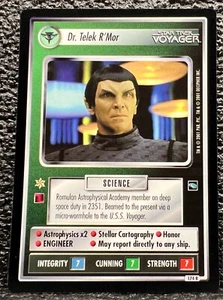 2001 Star Trek CCG 1E Voyage VOY 174R - Dr. Telek R'Mor - Picture 1 of 2