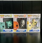 Funko Pop! Pokémon Bulbasaur #453, Charmander #455, Meowth #780 Funko Lot