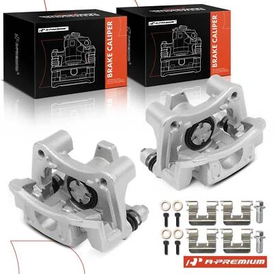 A-Premium 2x Pinza de freno trasera izquierda y derecha con soporte para Hyundai Sonata 2015 Foto 1 de 4