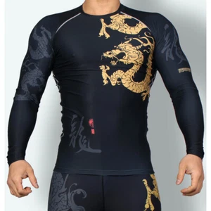 BTOPERFORM [FX-164] Skin Tight Compression Rash guard Under Base layer Gym MMA - Picture 1 of 10