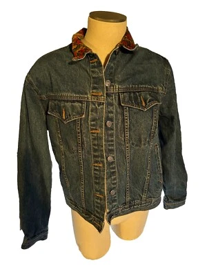 Women’s Vintage 1990s Gap Denim Jacket with floral embroidery size M - Image 1 of 4