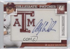 2009 Donruss Elite Extra Edition Collegiate /125 Alex Wilson #27 Patch Auto