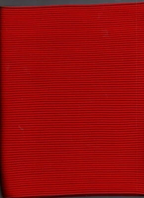 1 yarda de acanalado pesado rojo 100 % nailon 23" de ancho Foto 1 de 3