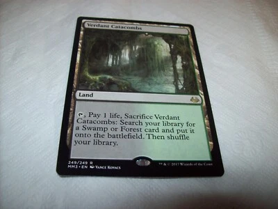 VERDANT CATACOMBS MODERN MASTERS LAND NM RARE FREE SHIPPING WITH TRACKING - Image 1 of 2