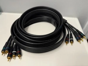 All Systems 12 ft Audio Video Cable 5 RCA HDTV DVD Gaming Premium Quality - Picture 1 of 5