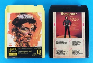 TOM JONES - 2 CASSETTE STEREO 8 - 8 TRACK - SHE'S A LADY / YHE BODY OF SOUL - Picture 1 of 3