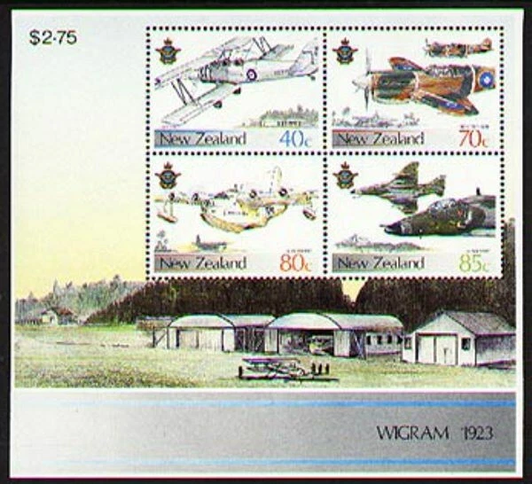 NOVA ZELÂNDIA 1987 M/S FORÇA AÉREA (ID:MM823) - Imagem 1 de 1