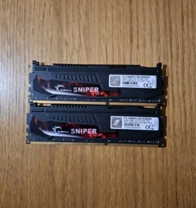 Ram DDR3 Kit Dual Channel G.Skill Sniper 2x4Gb 8Gb 1866 CL9 - Foto 1 di 1