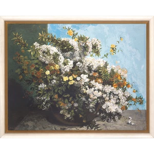 Gustave Courbe. Blumenstillleben (1855).  - Bild 1 von 5