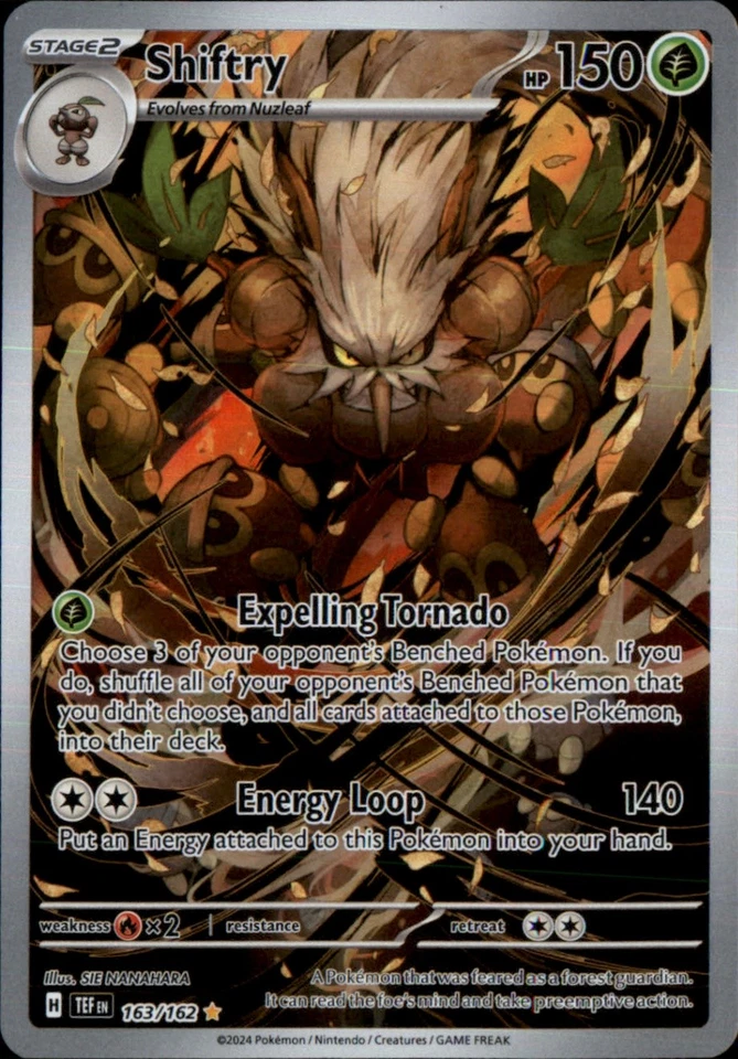 Shiftry  Illustration Rare SV05: Temporal Forces 163/162 NM - Image 1 of 2