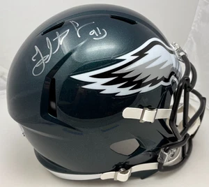 Fletcher Cox Signed Philadelphia Eagles Speed Replica F/S Helmet PSA 758 - Picture 1 of 8
