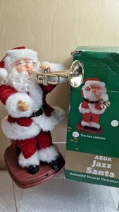 Jazz Papá Noel musical animado vintage de Navidad - Imagen 1 de 6