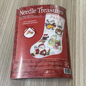 Kit de Medias Needle Treasures #02999 Snow People Personalizar Punto de Cruz 10x16 - Imagen 1 de 2