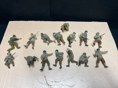 Maquette Montée ww2 1/35 Lot 15 Soldats Americains Occasion - Photo 1/3