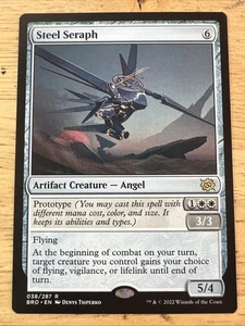 MTG Steel Seraph Normal NM The Brothers' War Magic 38 - Picture 1 of 2