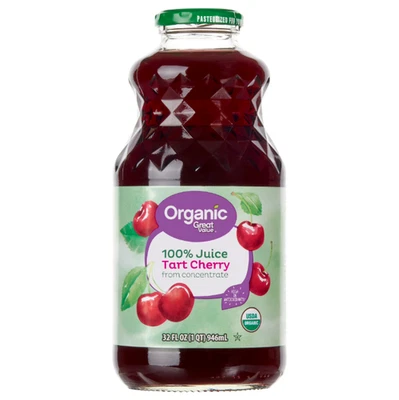 Jugo de cereza 100 % agrio orgánico de gran valor, 32 fl oz, envío gratuito Foto 1 de 4