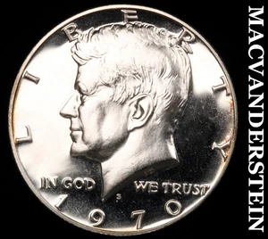 1970-S Silver Kennedy Half Dollar - Choice Gem Proof Lustrous #E7069 - Picture 1 of 2