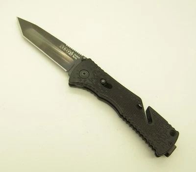 SOG TRIDENT TANTO - Assist - Seat Belt Cutter - Zytel Handle - Discontinued -New - Image 1 of 4