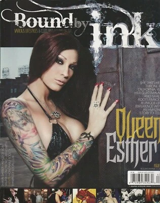 Bound by Ink Tattoo Magazine Queen Esther Shawn Barber Ashley De Vor 2011 - Image 1 of 4