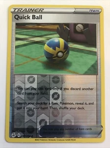 Pokémon TCG Fusion Strike Quick Ball Reverse Holofoil 237/264 NM - Picture 1 of 2