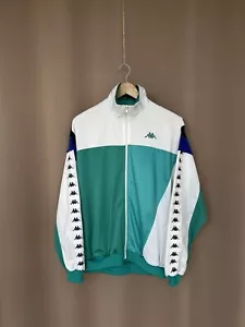 Kappa Vintage Track Jacket 90s 80s Mens Size L Full Zip Multicolor - Picture 1 of 17