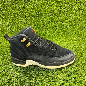 Nike Air Jordan 12 Reverse Taxi Boys Size 7Y Athletic Basketball Shoes Sneakers - Picture 1 of 9