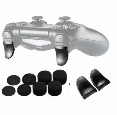 Erhöhung Sticks PS4 Erweiterung L2 R2 Gummi Controller Knöpfe Tasten Analog - Bild 1 von 3