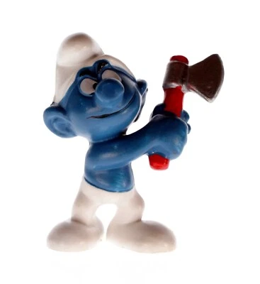 Leñador Pitufo Vintage Pitufo 20087 1976 Excelente Estado Envío Gratis Foto 1 de 4